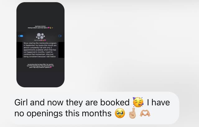 Student fully booked